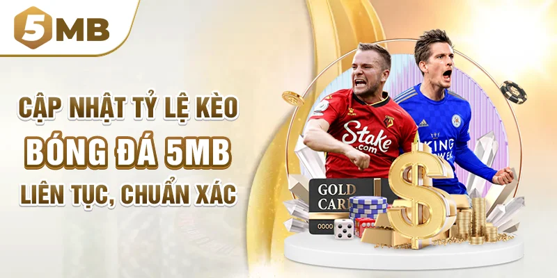 Các tỷ lệ kèo bóng đá 5mb phổ biến